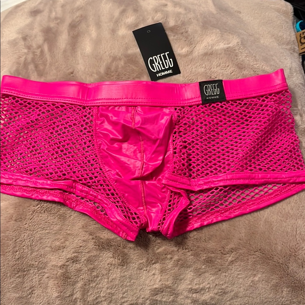 Gregg Homme Pink Mesh Boxer Briefs